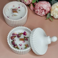 DIY Handmade Gypsum Form Aroma Cup Mold Mongolia Cup Gypsum Form for Candles Cup Mold Silicone Mold for Cement Jewelry Box Mold - Image 4