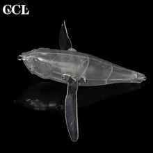 

CCLTBA 5pcs/lot Topwater Blank Wobbler Popper Fishing Lure 11.5cm 30g Artificial Unpainted Bass Bait Fishing Tackle DIY Lures