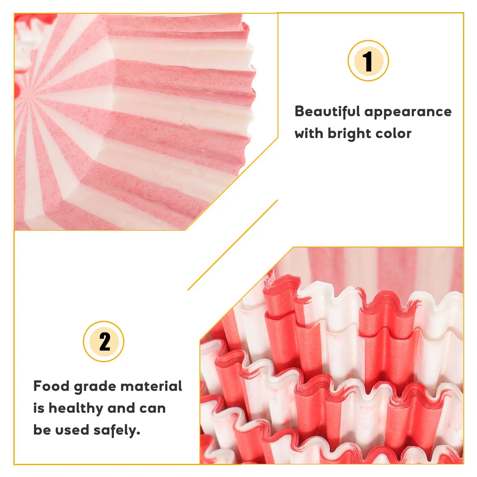 100pcs Paper Muffin Cups Baking Cup Set Cupcake Cups Wrapper Bakery Party Supplies baking paper cups
