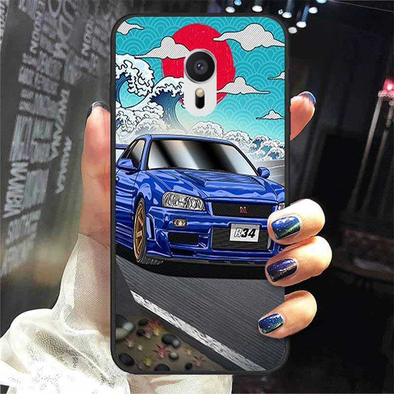 Silicone Phone Case For Meizu MX5 MX6 Cases Soft Cover Fundas For meizu mx5 mx6 Shell Fashion Cool JDM Sports Car Bumper best meizu phone cases Cases For Meizu