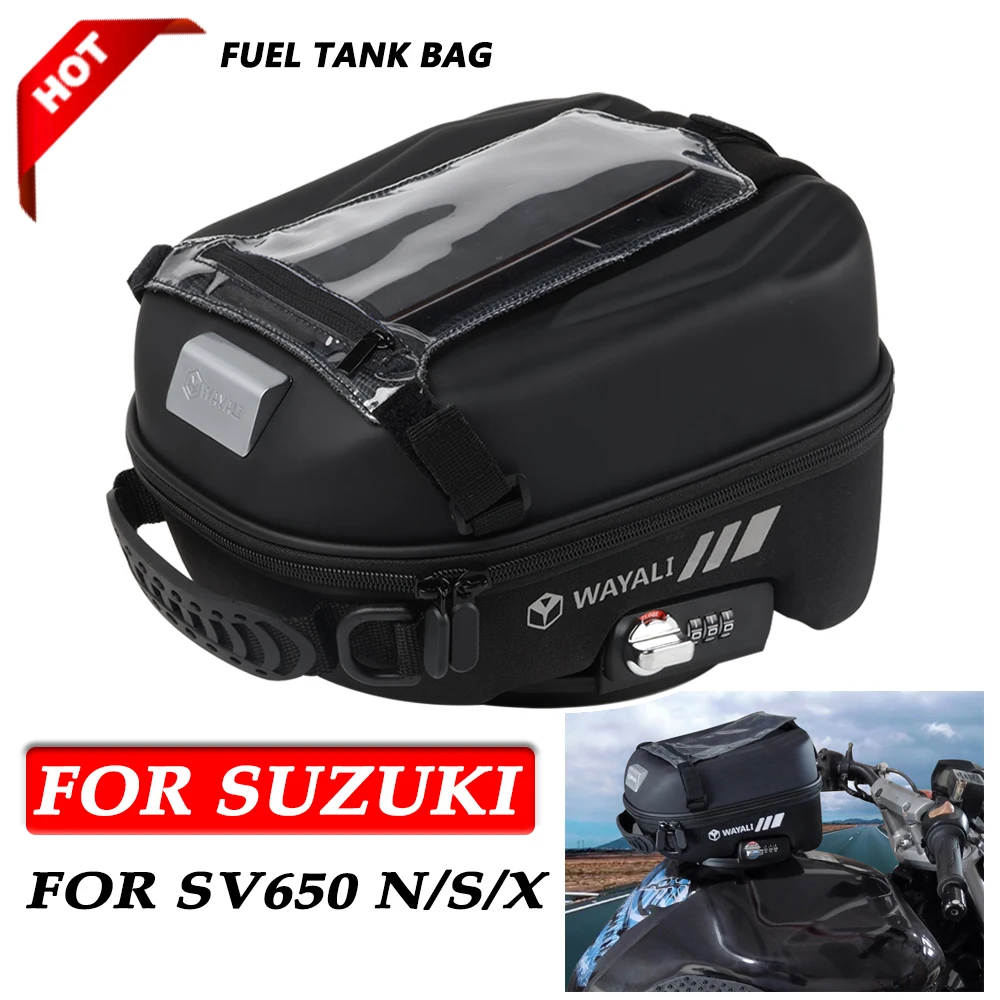 Motorcycle Fuel Tank Bag for SUZUKI SV650 SV 650 X/N/S SV650X SV650N SV650S Navigation Packag Storage Bag with Lnstall Adapter