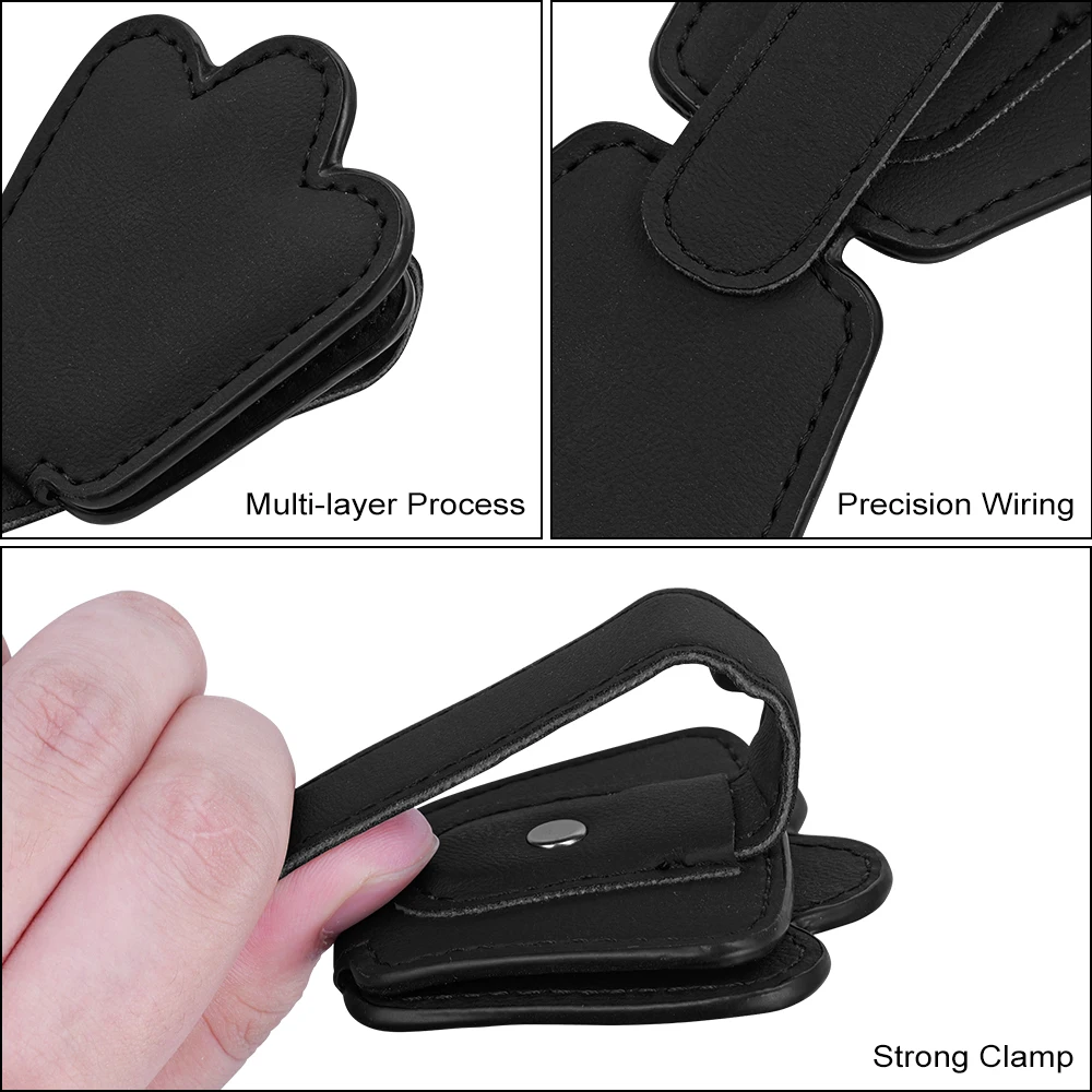 Auto Sonnenbrille Clip Visier Schild Brille Karten halter für Acura BMW X5 Citroen C3 Mercedes Benz Audi Tesla Auto Zubehör – Detail 6