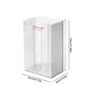 Wall Mounted Tissue Box Holder Facial Tissues Organizer Drill-Free Kitchen Wipes Storage Minimalist Facial Tissue Dispenser For 6