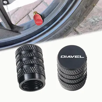 Per DUCATI DIAVEL 11-15 XDiavel S Diavel 1260 CARBON STRADA AMG Moto di Alluminio di CNC Valvola della gomma Porta Aria Stelo Tappi di Copertura