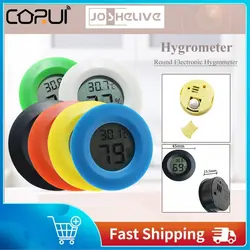 CoRui Mini Temperature Humidity Sensor Digital LCD Display Thermometer Hygrometer Indoor Room Garden Instrument Smart Home