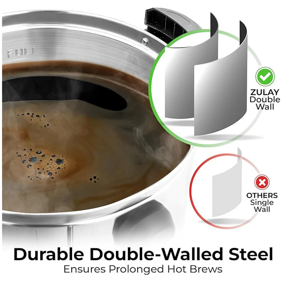 CP10A Commercial Grade Stainless Steel Percolate Coffee Maker Hot Water Urn for Catering,10 L 6
