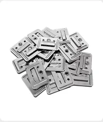 Stainless Steel Mounting Clips for Eco - Friendly Wall Panels (100  PCS)