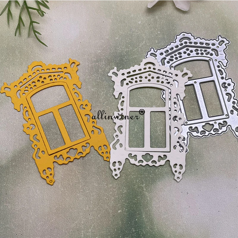 

Lace window frame Metal Cutting Dies Stencils Die Cut for DIY Scrapbooking Album Paper Card Embossing