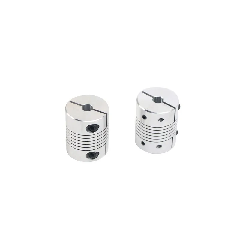 1pcs D25L30 Aluminum Alloy Elastic Coupling Winding Screw Motor Encoder Inner Hole 5mm 6mm 8mm 9mm 10mm 12mm aluminium flexible coupler