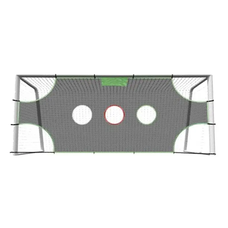 

Football Training Net Detachable Soccer Netting With 1/3/5 Hole Targets Football Training Equipment For Quarterback Throwing