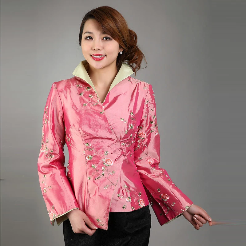 satin oriental top