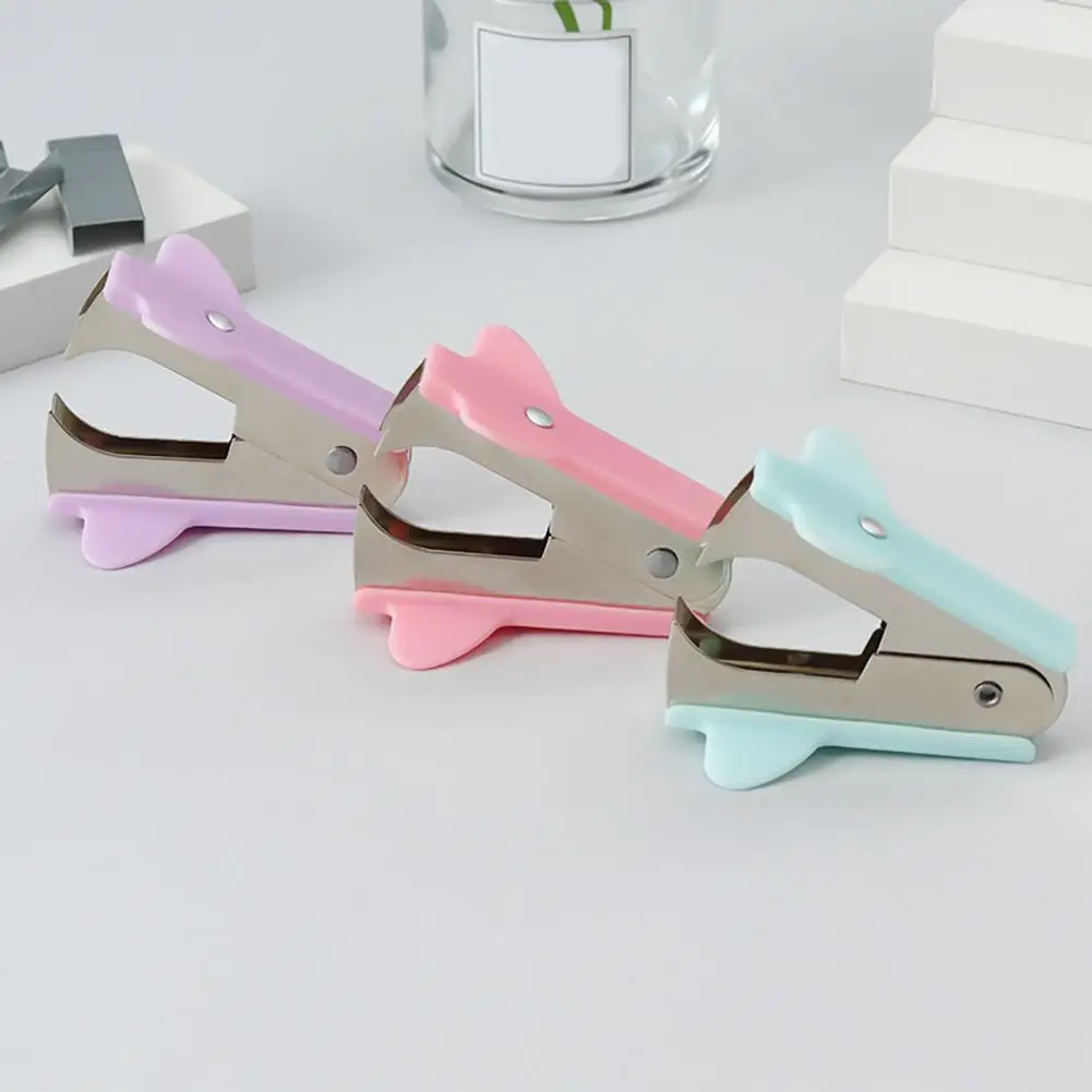 Plastic Grip Staple Remover Staple Remover Tool Home School Office Compact Puller Jaw Design