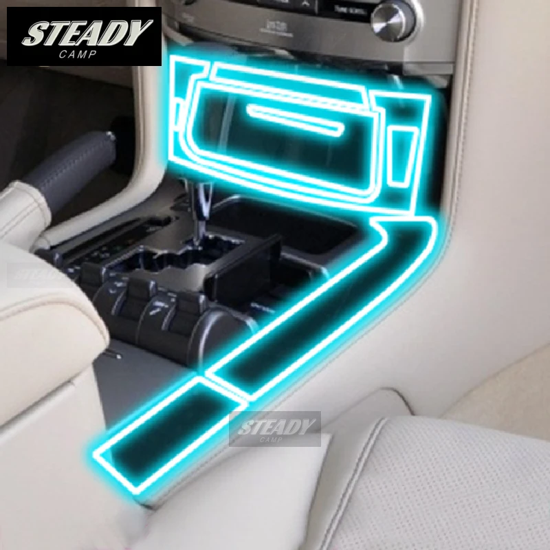 

For Lexus LX570 2012-2014 2015 Car Interior Center Console Transparent TPU Protective Film Anti-scratch Repair Accessories Refit