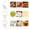 BioloMix Kitchen Food Stand Mixer, Blender, Quiet Motor, Cream Egg Whisk, Whip Dough Kneader, 6-Speed, 1200 W, 6 L, DC
