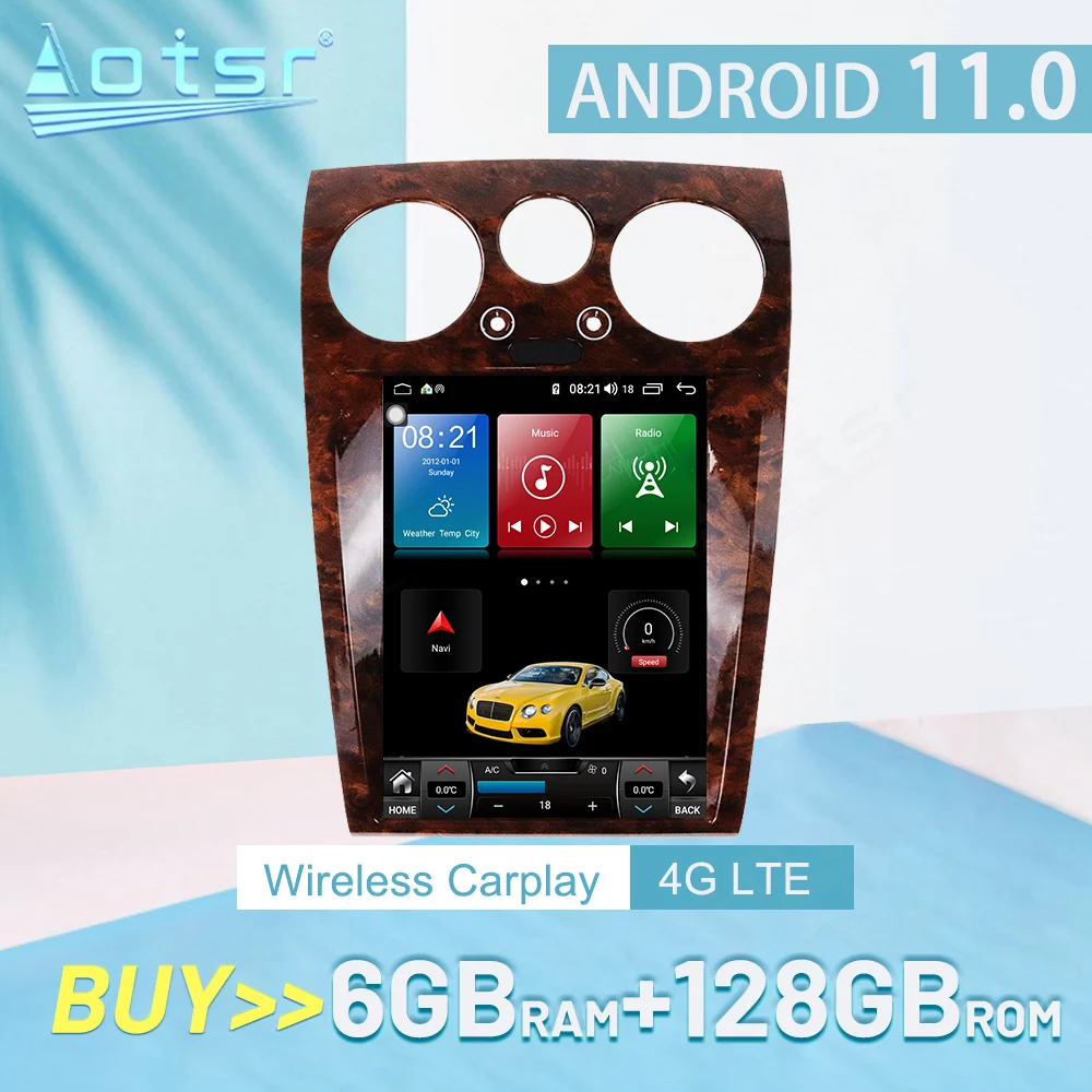 Per Bentley Continental Flying Spur 2012-2017 Carplay Android Car Stereo Radio Lettore Multimediale Navigazione Gps Auto Audio