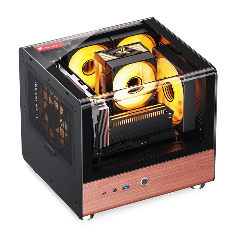 Jonsbo TK-0 ITX Sea View Room Glass Side Transparent Small Gaming Desktop Case