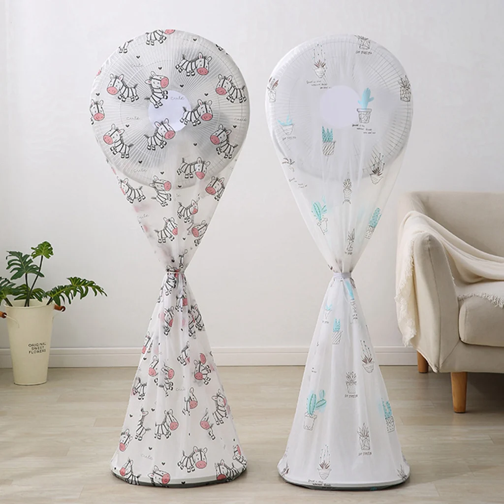 PEVA Waterproof Fan Dust Cover Fan Cover Dustproof Stand Protective Safety Stand Protective