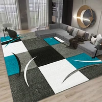 Modern Geometric Carpet for Living Room Home Decoration Soft Flannel Sofa Table Large Area Rugs Bedroom Bedside Floor Mat Tapete 2