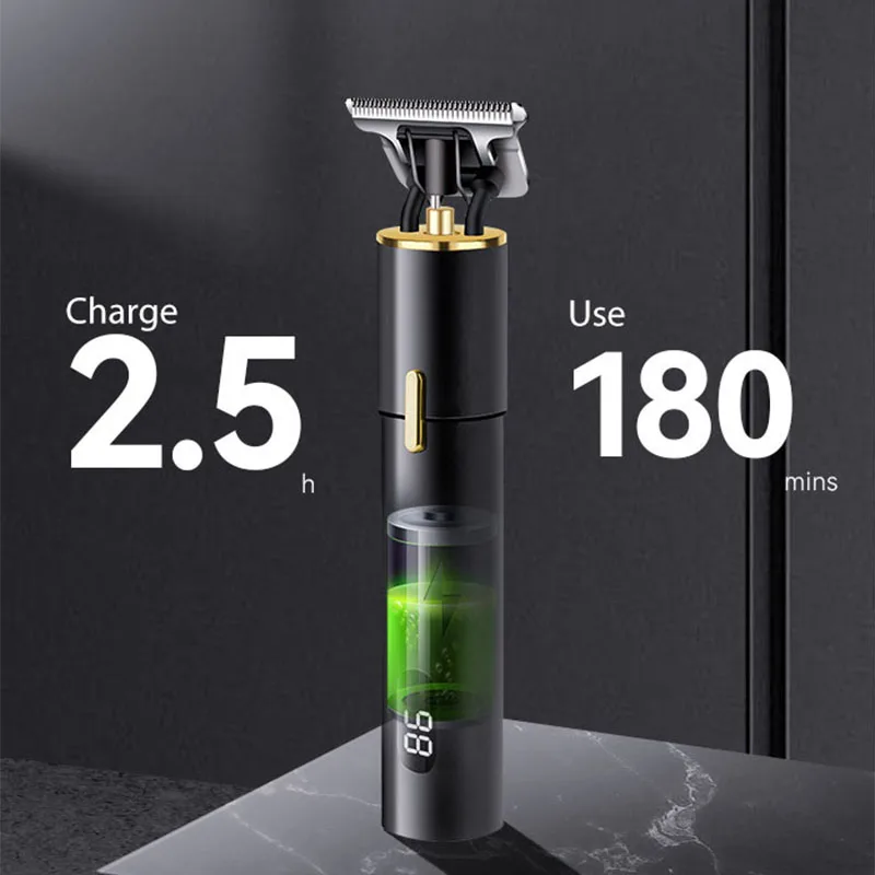 Kemei Hair Clipper Electric hair trimmer Cordless Electric Shaver beard Trimmer Men Hair Cutting Machine chargeable T9 razor