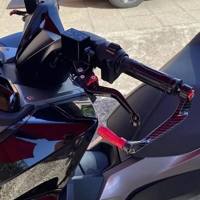 Motorrad Druckguss Aluminium legierung Lenker Brems kupplungs hebel Handschutz Schutz Modifikation Zubehör Handschutz – Detail 4