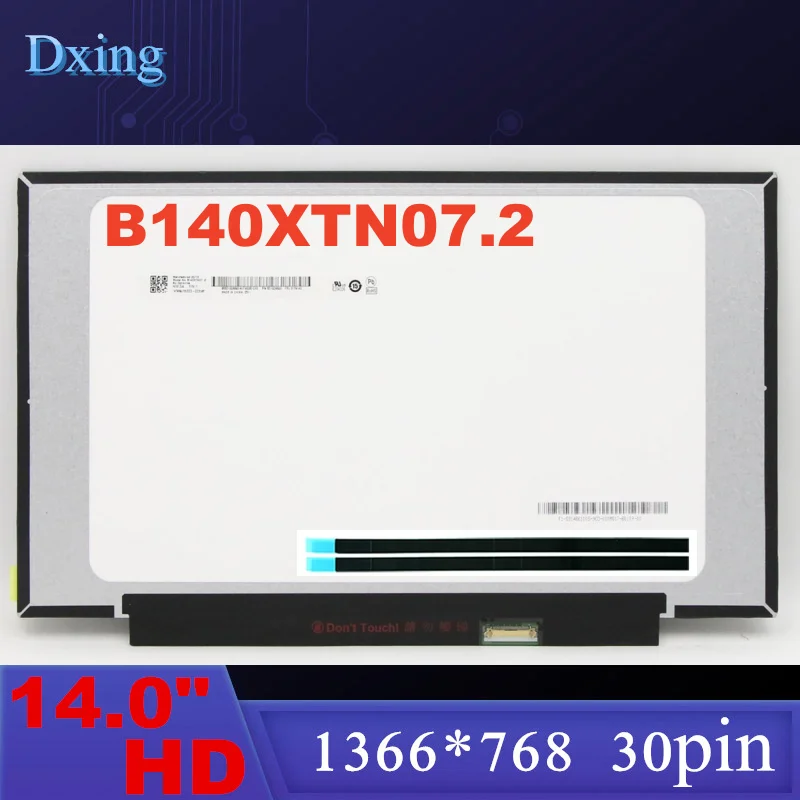 Tela Lcd do Portátil 140 B140xtn07.2 B140xtn06.3 N140bga-ea4 Nt140whm-n43 Nt140whm-n49 1366x768 30pin - Imagem 6