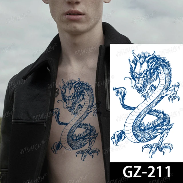 Dragon Tattoo Pack  Semi-Permanent Tattoo - Not a Tattoo