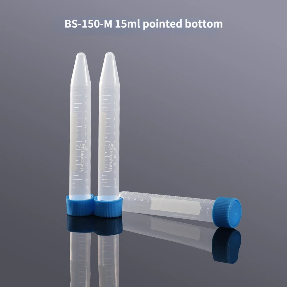 Biosharp 50ml Screw Top Centrifuge Tube Sterile Experimental Equipment Teaching Supplies Life Science Test Tube 50Pcs