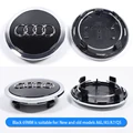 4Pcs Black - 69mm