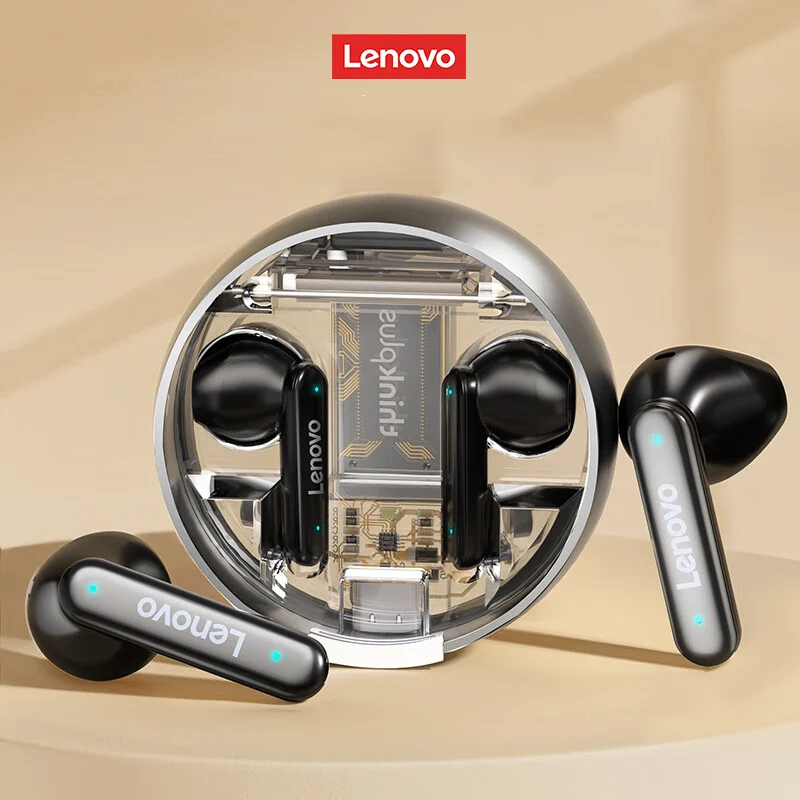 Lenovo-LP8 Pro Auscultadores Sem Fio com Microfone, Fones De Ouvido Bluetooth 5.2, Fones De Ouvido Estéreo HiFi, Fones De Ouvido Esportivos, Original, TWS, Novo Design