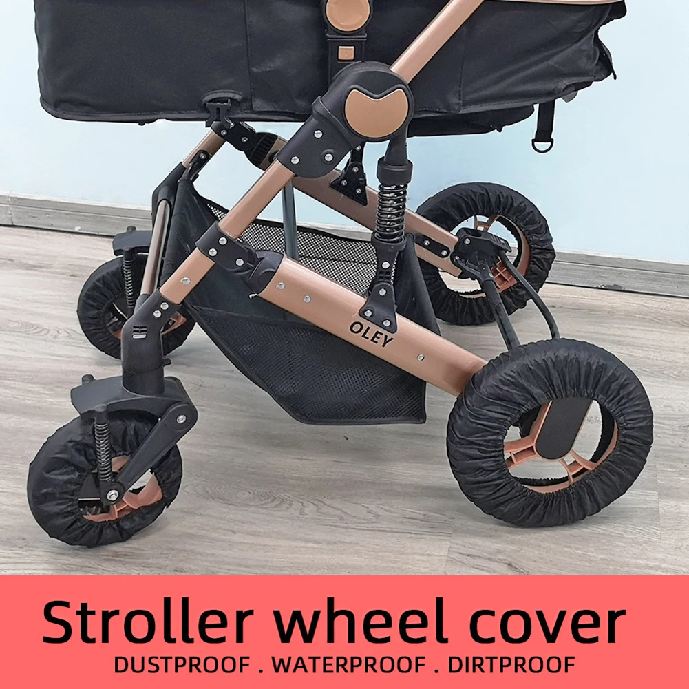 Baby Kids Stroller Wheel Cover Oxford Cloth Buggy Dustproof Protective Accessory stroller accessories
