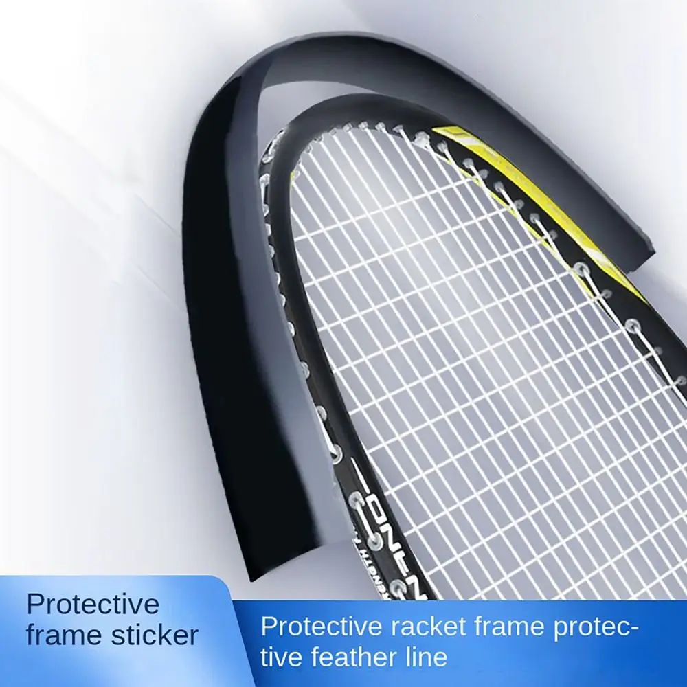 Badminton Racket Head Protection Self Adhesive Racket Line Protection Frame Protector Badminton Accessories badminton racket stickers