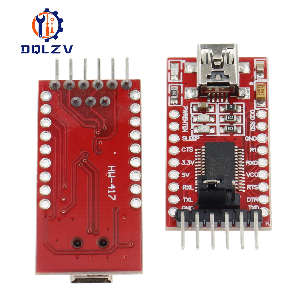 

FT232RL FTDI USB 3.3V 5.5V to TTL Serial Adapter Module for Arduino FT232 Pro Mini USB TO TTL 232