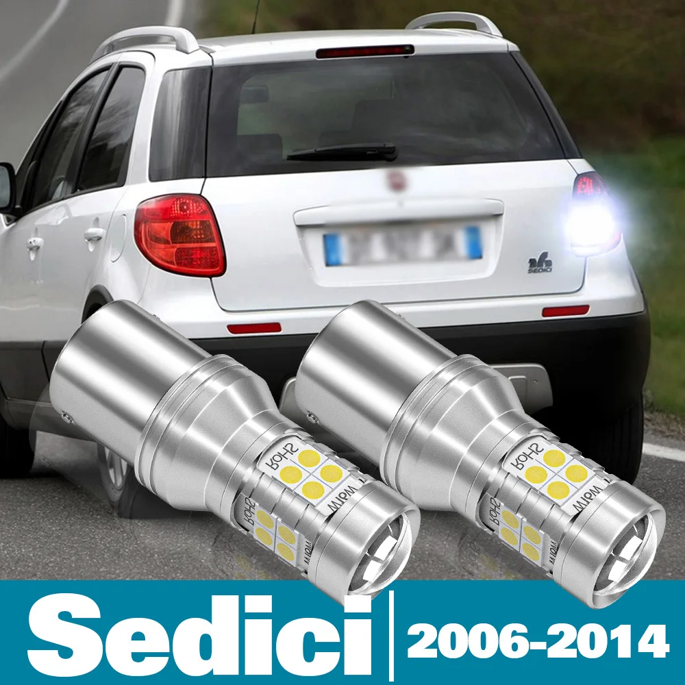 

2pcs LED Reverse Light For Fiat Sedici Accessories 2006 2007 2008 2009 2010 2011 2012 2013 2014 Backup Back up Lamp