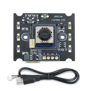 Modulo fotocamera F3KE 2MP AutoFocus OV2720 30fps USB Distorce libera fotocamera uscita