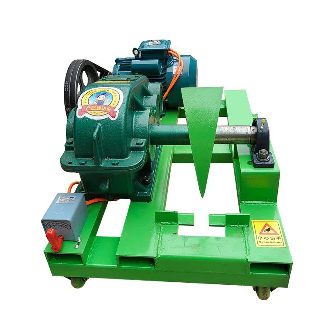 

Fully automatic household wood splitter wood splitter thickening reducer base widening and thickening 220V380V strong power