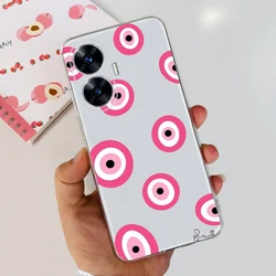 Colorful Painted Soft Slim Phone Case with Bumper Protection for Realme C55 (658)