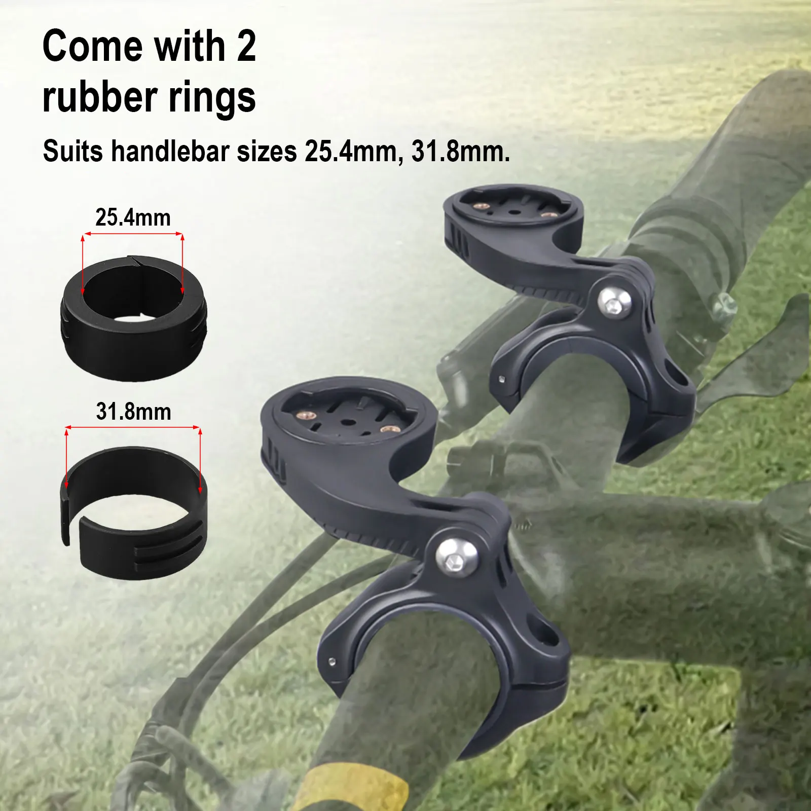 4 Stück Code Tisch halter Dichtung Gummiring Front montage Dichtung Lenker Unter leg scheibe Ring 31.8/25,4mm für Garmin Reparatur zubehör – Detail 4