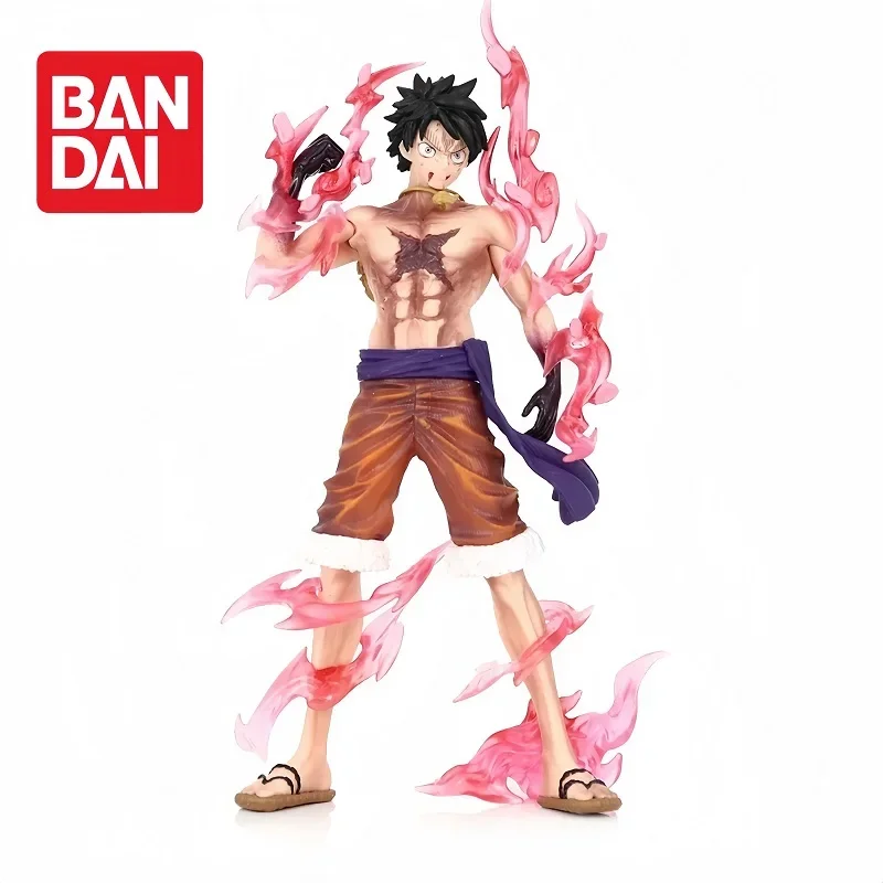 

Bandai 24 см One Piece Anime One Piece Doll Luffy Статуэтка из ПВХ Коллекционная модель игрушки подарки