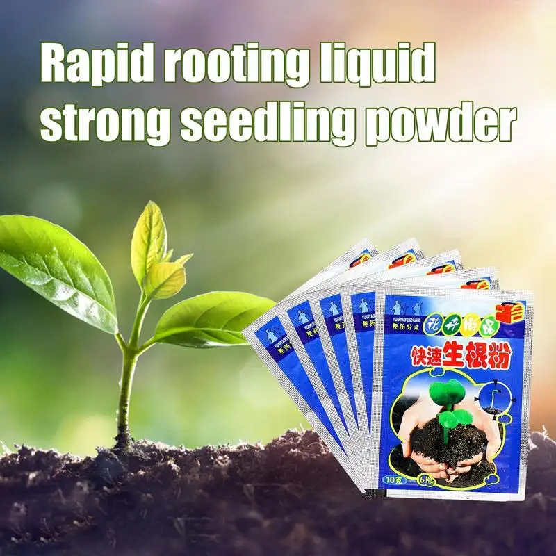 

Root Enhancer Powder 20pcs Rooting Powder strong seedling powder For Houseplants and Transplants Speeds Root Development