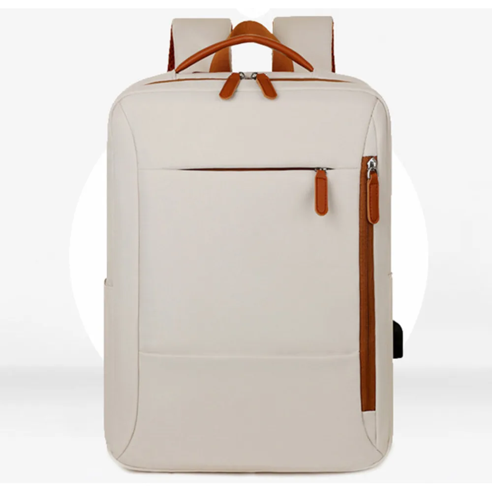 Grouss Kapazitéit Geschäftspendeltasch waasserdicht USB Computertasch, Mirad Faarf Rucksack, Rucksack_voghion.com