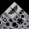 1/32 1/35 Warhammer 40K Star Warrior Tank carrier special identifier Symbol Stainless Stencils Leak Spray Plate 3