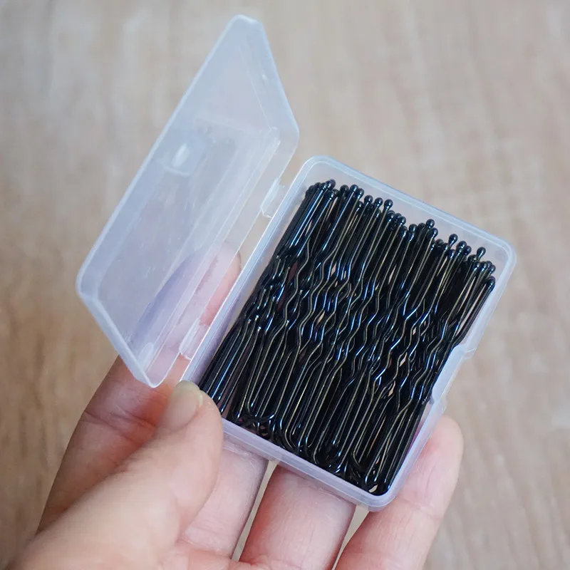 50pcs/Box Metal U Shaped Hair Clips Wedding Studio Bridal Bobby Pins Alloy Waved Hairpins For Woman Hairstyle Tool Accessories hair accessory hair clip pearl hairpins jewelry accessories bridal headwear