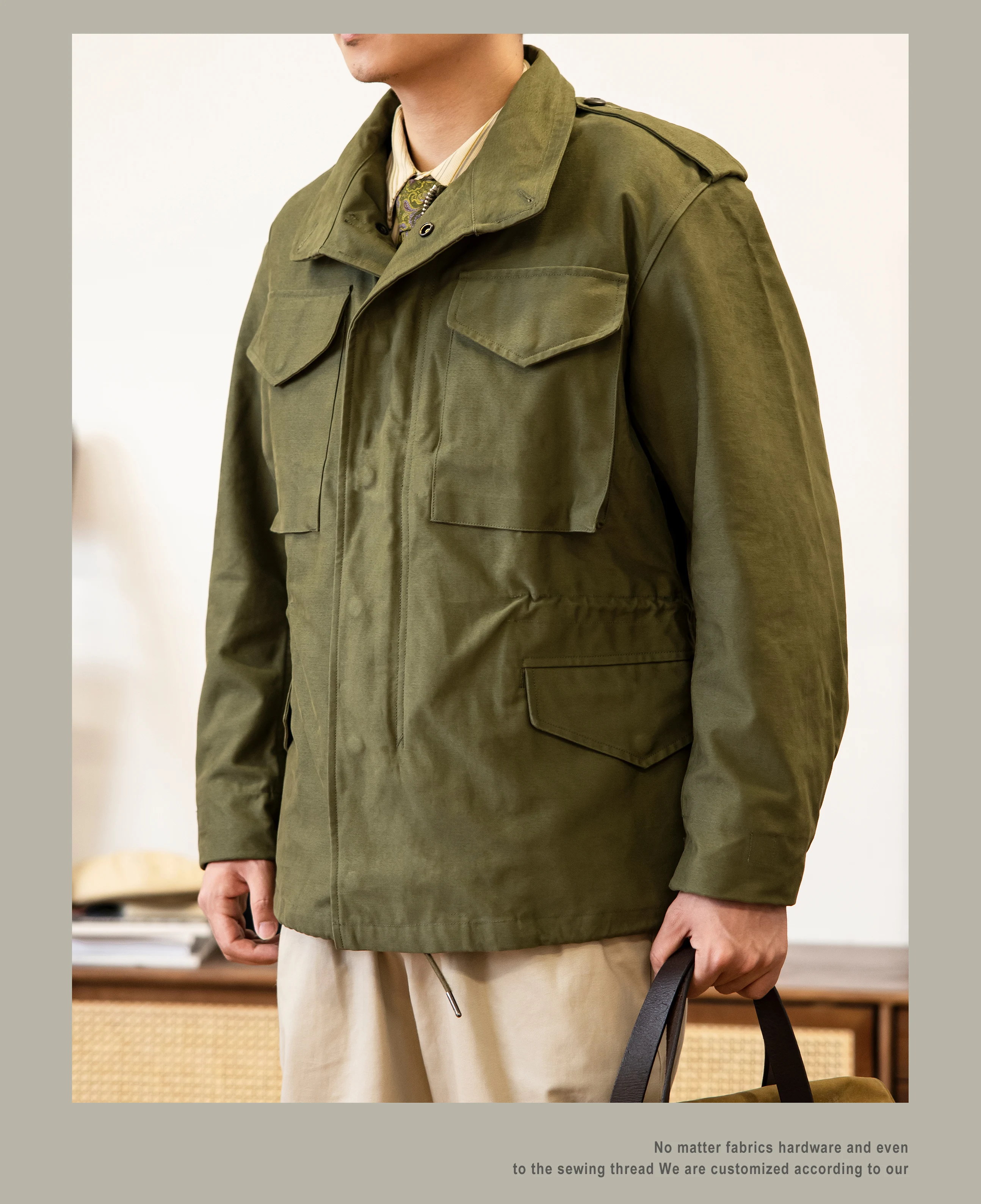 ジャケット・アウター M-65 FIELD COAT (OLIVE) Buzz Rickson Jacket Men's M-65 Field Jacket 2nd Model M65