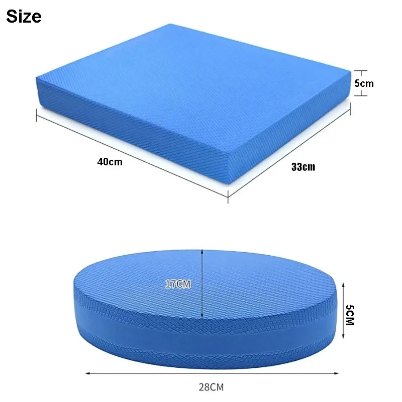 Yoga Mat Soft Balance Pad Foam Exercise Pad Non-slip Balance Cushion Pilates Board for Fitness Training Body Building yoga mat balance pad sports floor mats