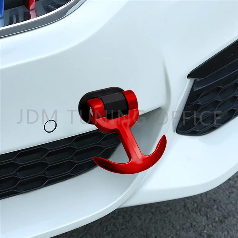 Universal ABS Bumper Car Sticker Adorn Car Tralier Anchor Ancla Dummy Tow  Hook Kit Car Tow Strap/Tow Ropes/Hook/Towing Bars