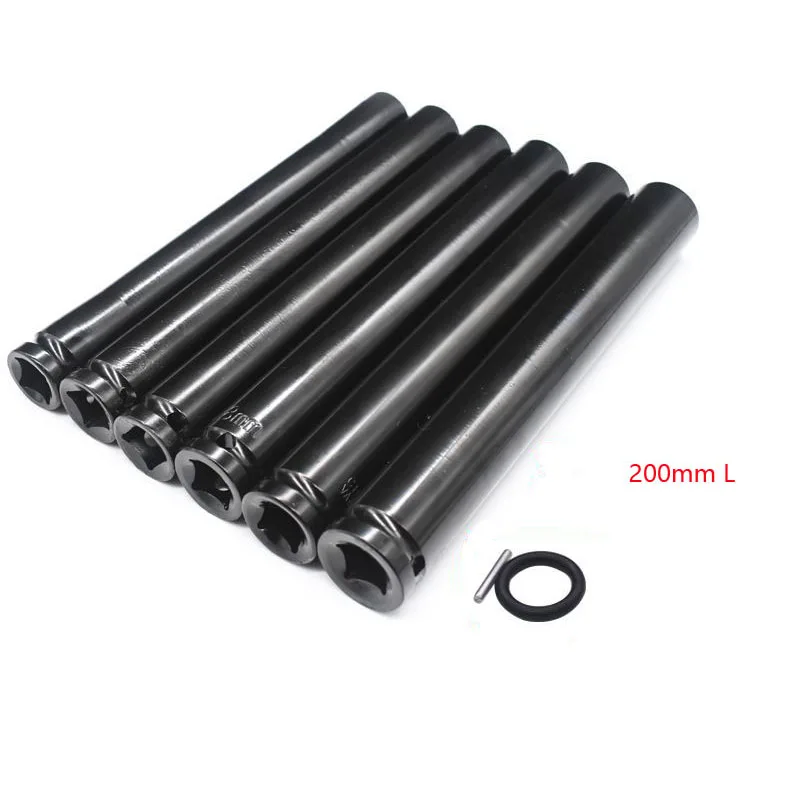 200mm Length Hex Electric Impact Socket 1/2" Drive 6 Point Extra-Deep Socket Wrench Head 14-32mm Air Impact Wrench Key Tools 4