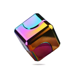 Square Metal Fidget Spinner - Anti - Stress Anxiety Relief Toy (Rainbow)