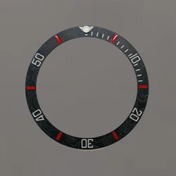 Curved Ceramics Bezel Insert for GMT Watch Case - Men's Watch Accessory (07)