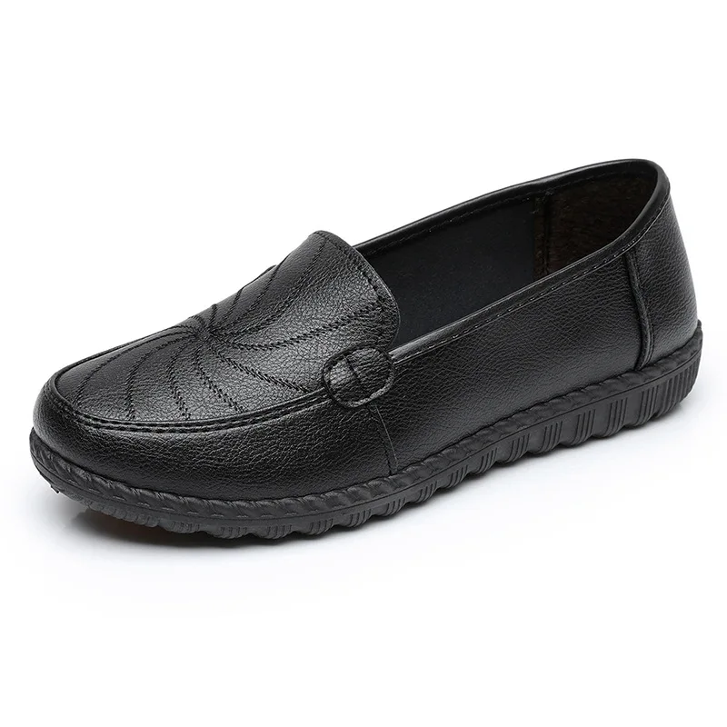 

Single shoes women's flat shoes one pedal soft bottom non-slip mother's shoes peas shoes casual shoes women