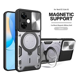 Slide Camera Lens Case with Military-Grade Bumpers and Armor Ring for Enhanced Fall and Shock Protection (Silver)